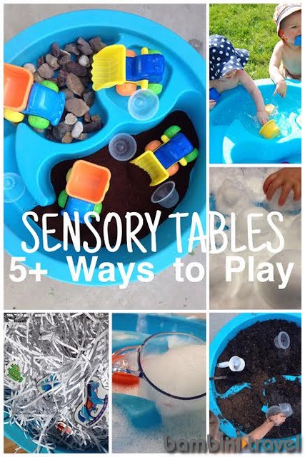 Quiet time activities, sensory play table